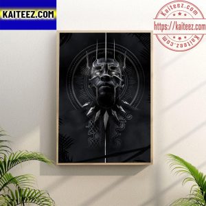 Marvel Studios Black Panther Wakanda Forever Black Wall Decor Poster Canvas