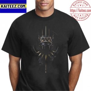 Marvel Studios Black Panther Wakanda Forever Black x Gold Classic T-Shirt