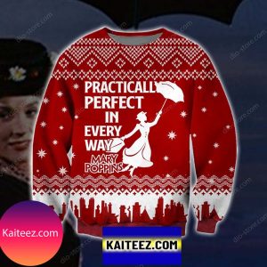 Mary Poppins Knitting Pattern 3d Print Christmas Ugly Sweater