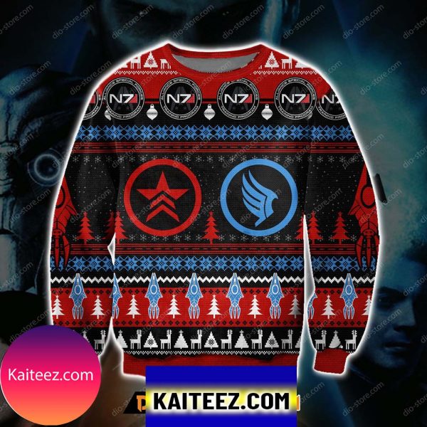 Mass Effect 3d Print Christmas Ugly Sweater