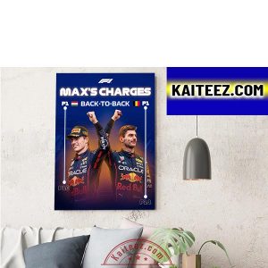Max Verstappen The Max Charges Back To Vack In Hungary GP And Belgium GP ArtDecor Poster Canvas