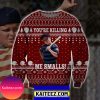 Merry Antichristmas Knitting Pattern 3d Print  Christmas Ugly Sweater