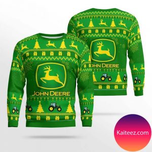 Merry Christmas John Deere Christmas Ugly  Sweater