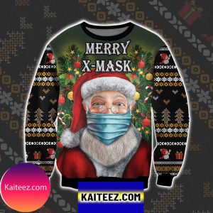 Merry X-mask Santa Claus Christmas Ugly Sweater