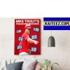 Max Scherzer 11 Ks In New York Mets MLB ArtDecor Poster Canvas