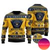 Michigan Wolverines Football Team Logo Personalized Christmas Ugly Sweater