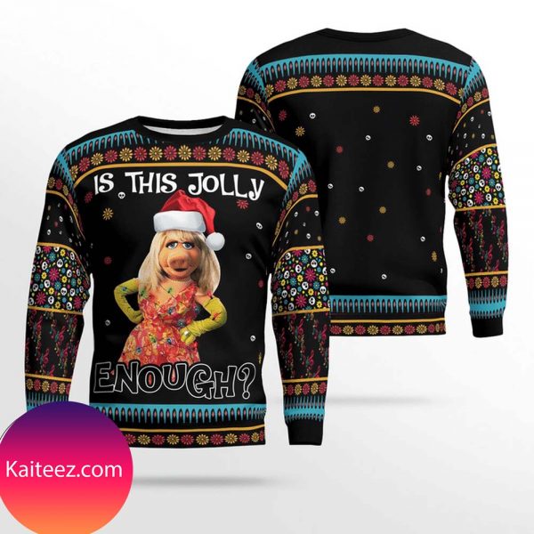 Miss Piggy Muppet Is This Jolly Enough Christmas Ugly Sweater
