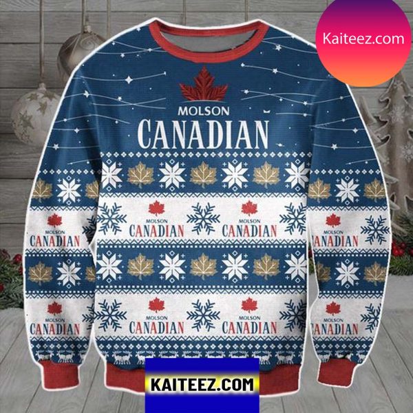 Molson Canadian Logo 3D Christmas Ugly Sweater