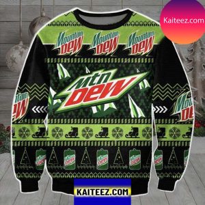 Mountain Dew Logo 3D Christmas Ugly Sweater