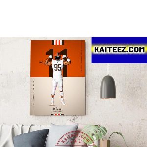 Myles Garrett Cleveland Browns In The NFL Top 100 ArtDecor Poster Canvas