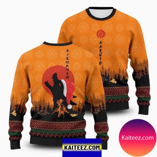 Naruto Kyubi Christmas Ugly Sweater