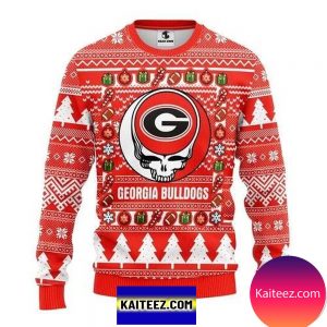 Ncaa Georgia Bulldogs Grateful Dead Christmas Ugly Sweater