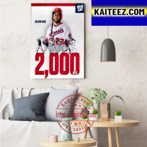 Nelson Cruz On 2000 MLB Hits Art Decor Poster Canvas