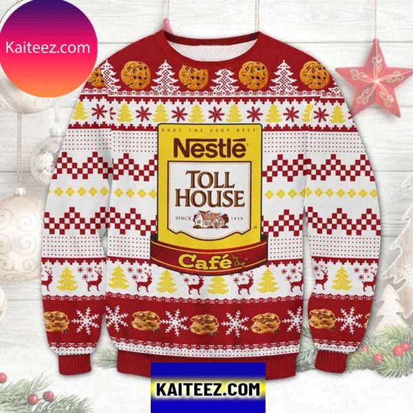 Nestle Toll House Cafe 3D Christmas Ugly Sweater