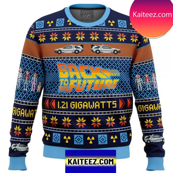 New Back To The Future Christmas Ugly Sweater
