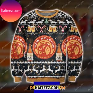 New Belgium Brewing Knitting Pattern Christmas Ugly Sweater