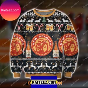 New Belgium Brewing Knitting Pattern Christmas Ugly Sweater