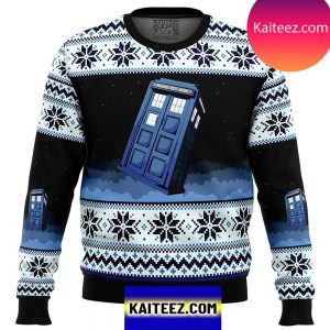 New Doctor Who Tardis Ugly Christmas Ugly  Sweater