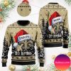 New Orleans Saints Football Team Logo Custom Name Personalized Christmas Ugly Sweater