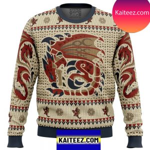 New Rathalos Monster Hunter Christmas Ugly Sweater