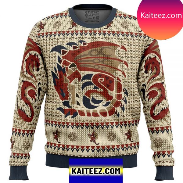 New Rathalos Monster Hunter Christmas Ugly Sweater