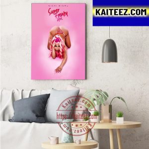 Nicki Minaj Super Freak Girl Art Decor Poster Canvas