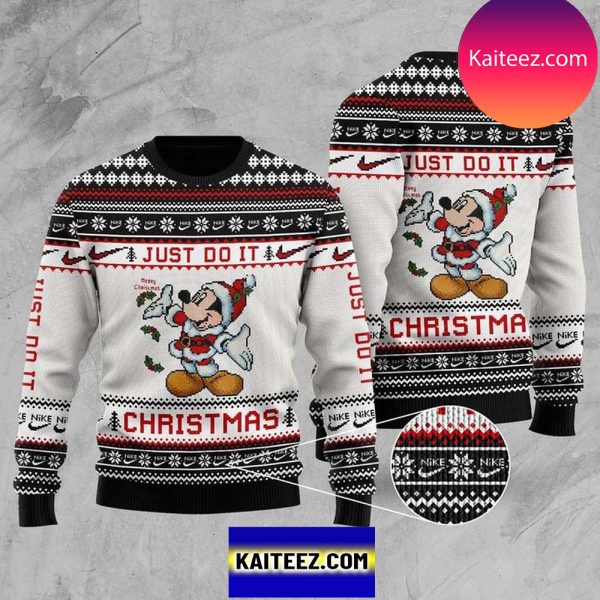 Nike Just Do It Ugly Christmas Ugly Sweater