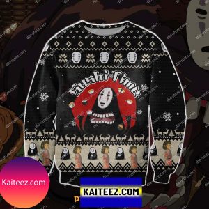 No-face Spirited Away 3d Print Christmas Ugly Sweater