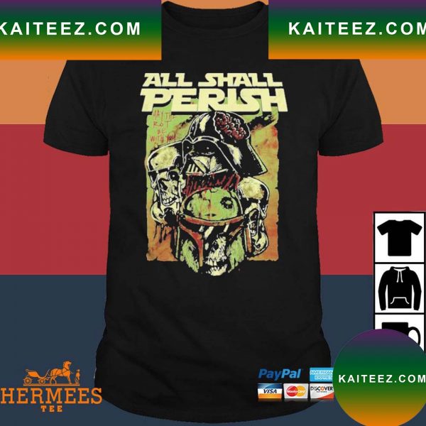 Official All Shall Perish Star Wars Horror T-Shirt