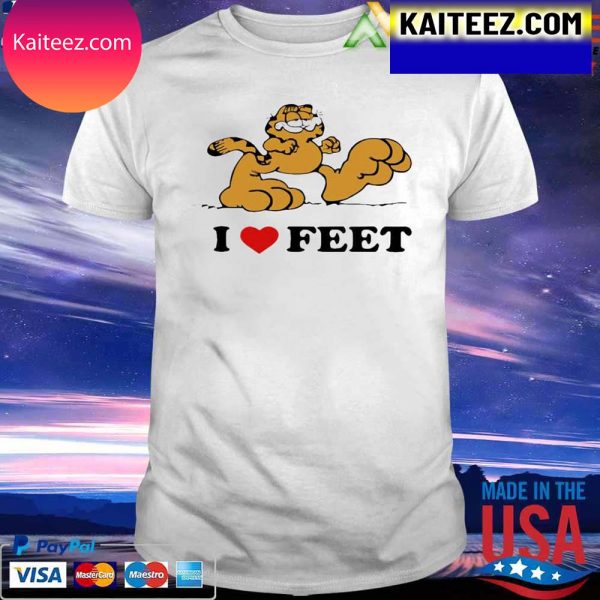 Official Garfield I Love Feet Tee 2022 T-Shirt