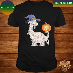 Official Halloween zombie mummy dinosaur witch scary T-shirt