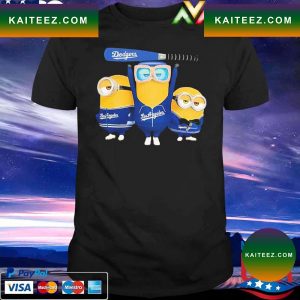Official Los Angeles Dodgers Minions Style T-shirt