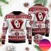 Oklahoma Sooners Custom Name &amp Number Personalized Christmas Ugly Sweater