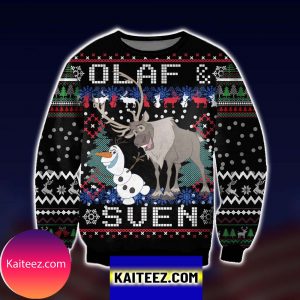 Olaf Ad Sven Christmas Ugly Sweater