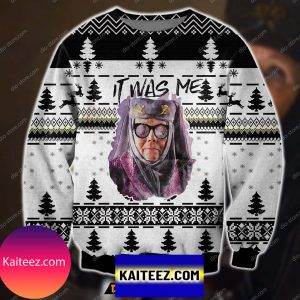 Olenna Tyrell It Was Me 3d Print Christmas Ugly Sweater