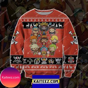 One Piece 3d Knitting Pattern Print Christmas Ugly Sweater