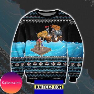 One Piece X Pirates Of Caribbean Christmas Ugly Sweater