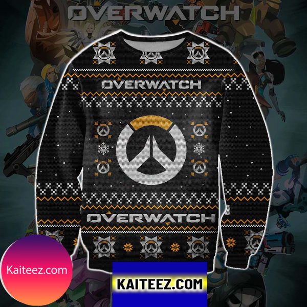 Overwatch Game 3d Knitting Pattern Print Christmas Ugly Sweater