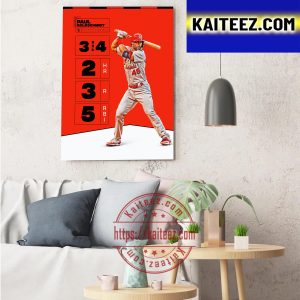 Paul Goldschmidt In St Louis Cardinals On MLB ArtDecor Poster Canvas