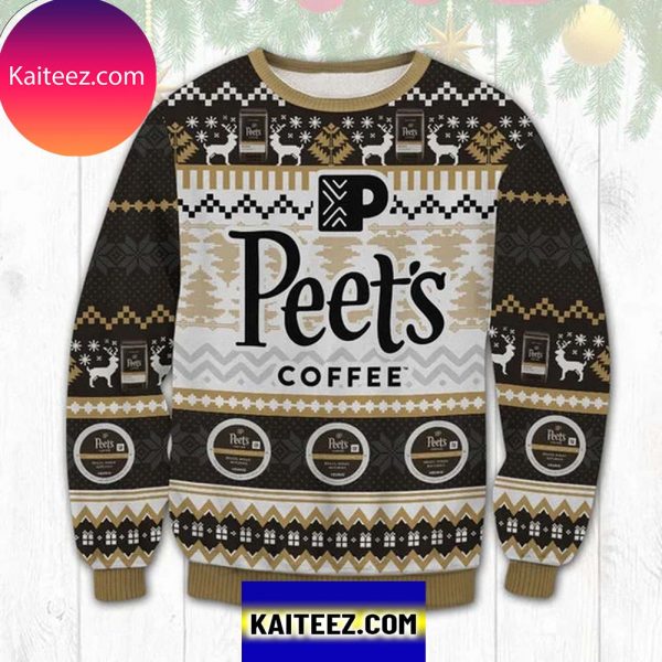 Peet’s Coffee 3D Christmas Ugly Sweater