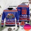Personalized Custom Name And Number New York Mets Christmas For Fans Christmas Ugly Sweater