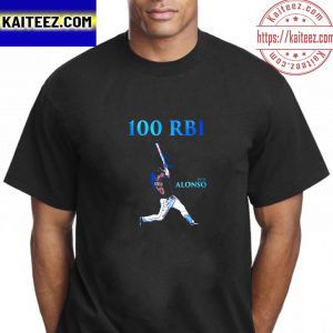 Pete Alonso 100 RBI In New York Mets MLB Vintage T-Shirt