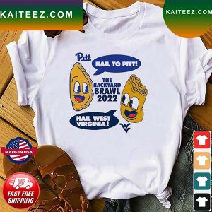 Pitt Panthers vs. West Virginia Mountaineers Backyard Brawl Rivalry T-Shirt