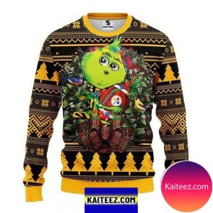 Pittsburgh Steelers Grinch Hug Christmas Ugly Sweater