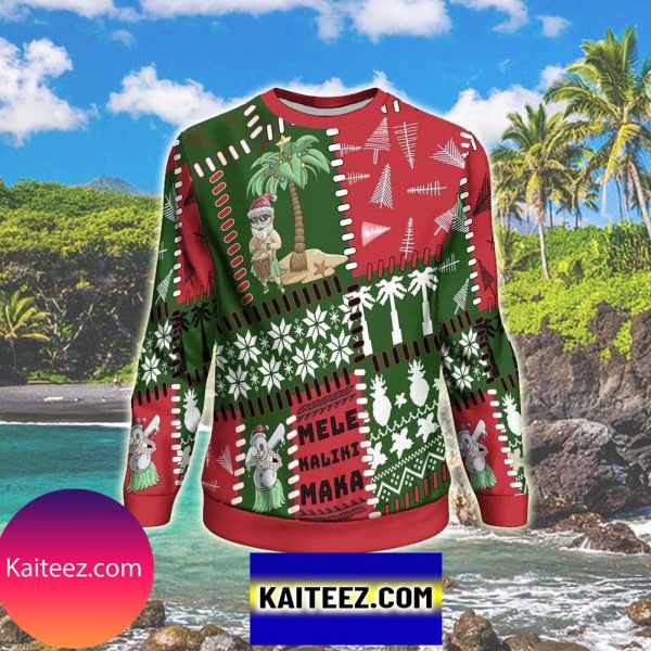 Polynesian Hawaii 3d All Over Print Christmas Ugly Sweater