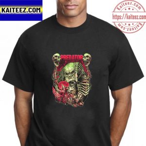 Predator Art Scared Vintage T-Shirt