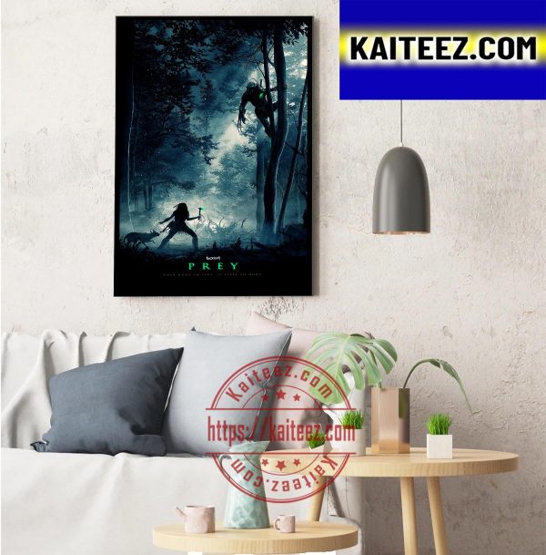 Prey Movie Official Poster Of 20th Century Studios Decorations Poster Canvas
