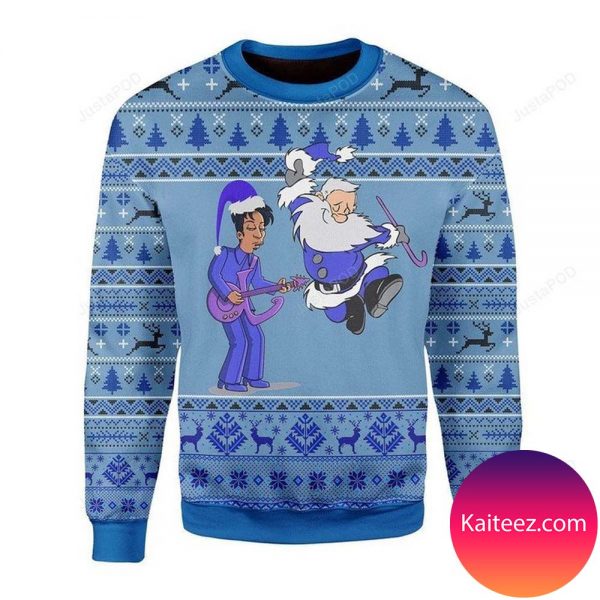 Prince Rogers Nelson Life Is Just A Party &amp Parties Weren’t Meant To Last Christmas Ugly Sweater