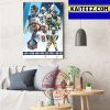 Seattle Mariners Mitch Haniger 100 Home Runs As A Mariner Decorations Poster Canvas