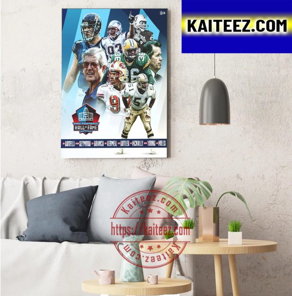 Pro Football Hall of Fame Class of 2022 Decorations Poster Canvas